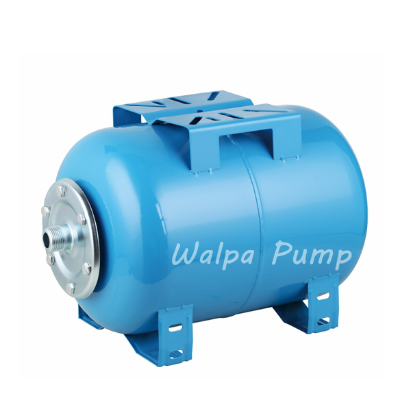 24L Horizontal Pressure Tank for Water Pump Blue Color